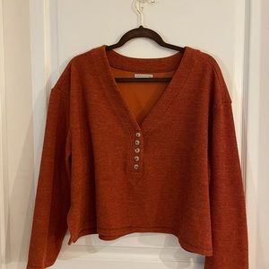 Urban outfitters orange long sleeves